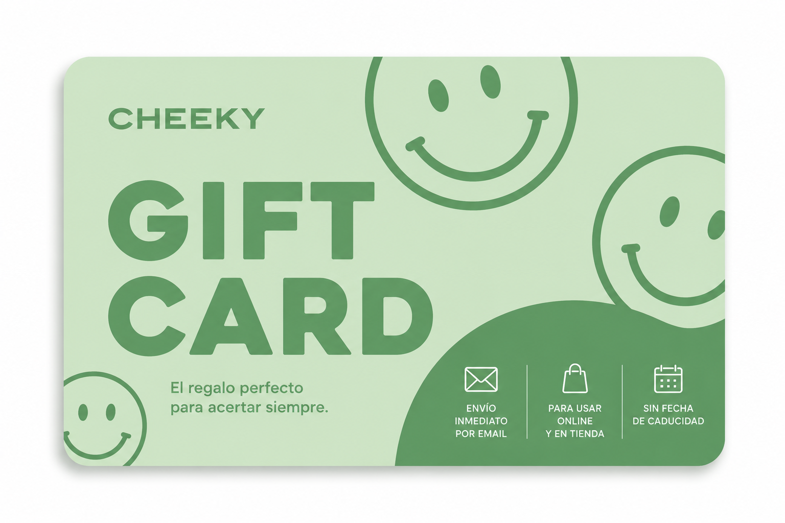 TARJETA REGALO CHEEKY